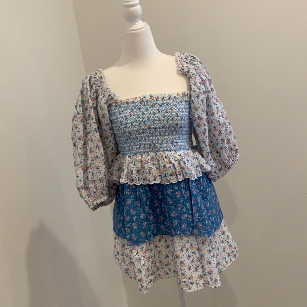 Loceshackfancy SHAW dress Size M (runs small!) NWT